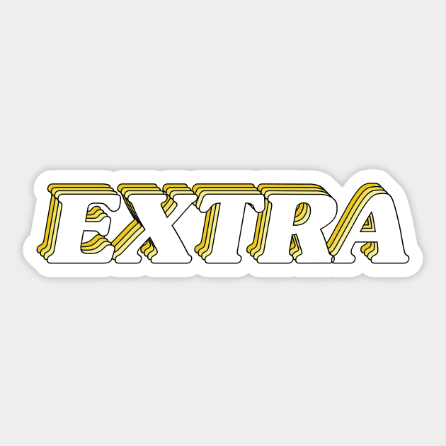 Extra Sticker by arlingjd